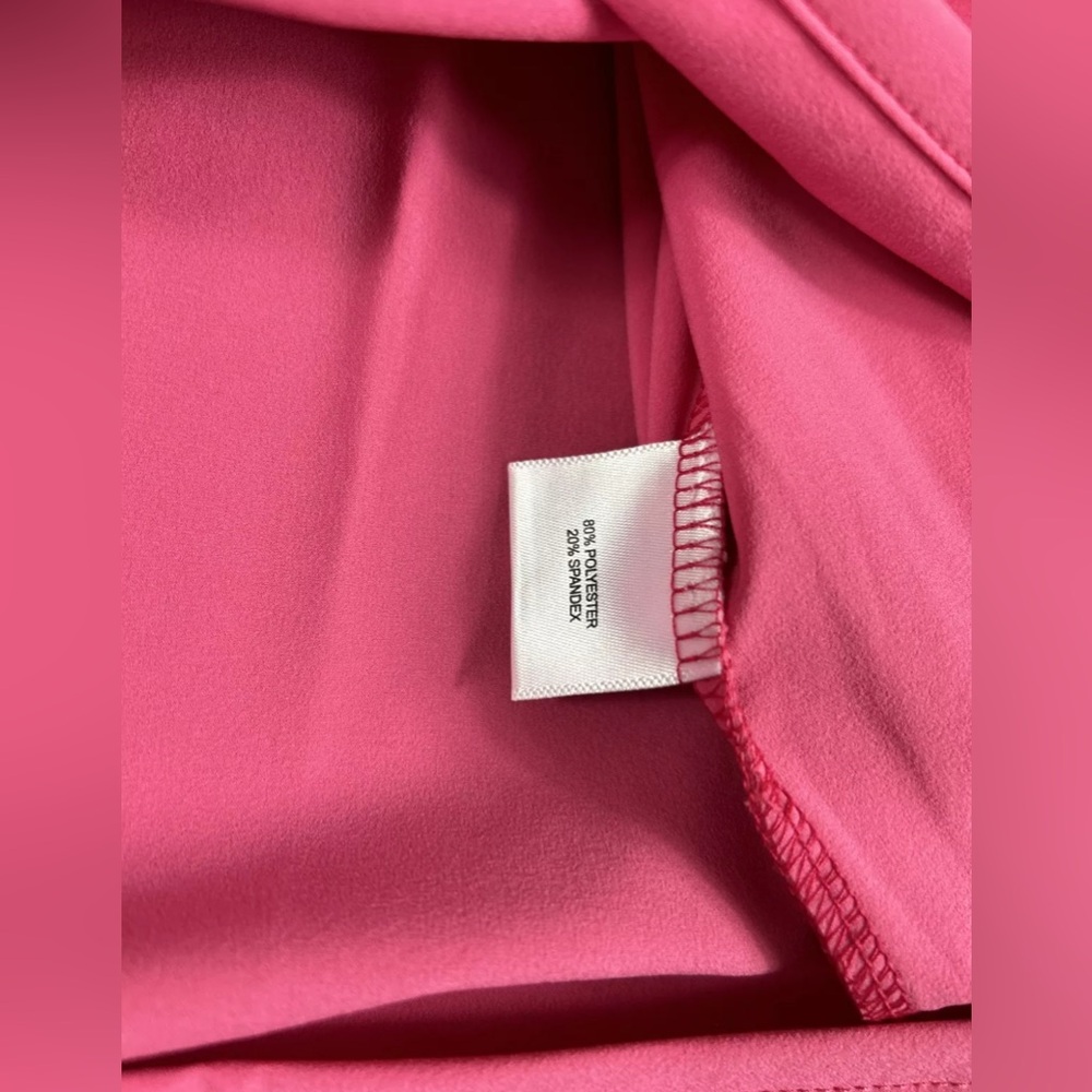 Peter Millar Golf Vest Crown Crafted 1/4 Zip XL Begonia Pink Polyester Spandex - Picture 4 of 7